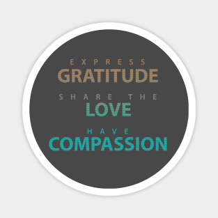 Express Gratitude. Magnet